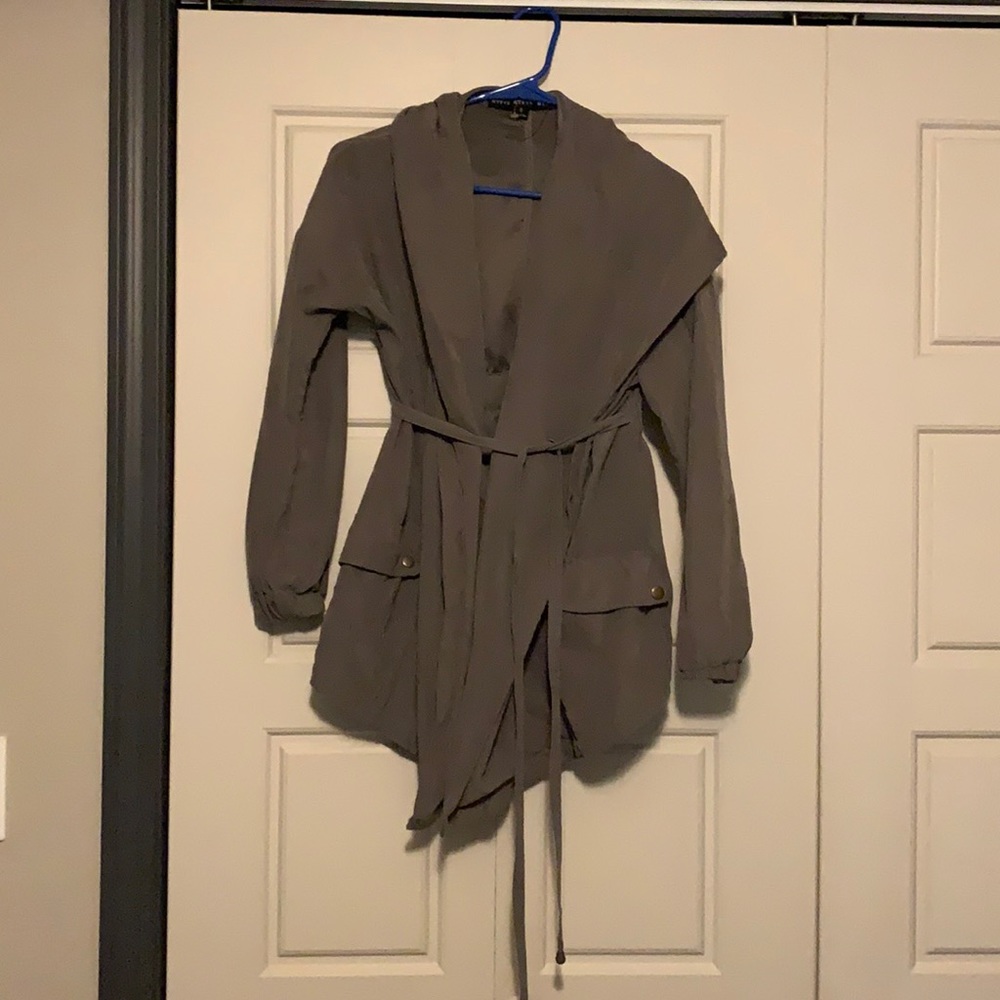 HYFVE hooded tie-waist jacket